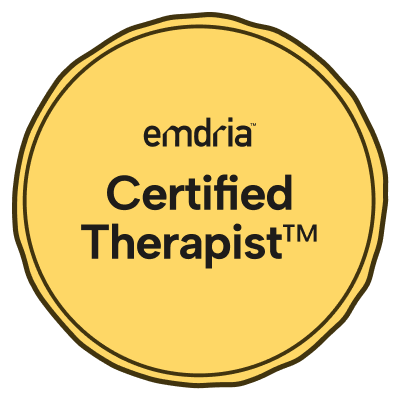 EMDRIA Certified Therapist badge for Leana Torrez, EMDR therapist in Florida